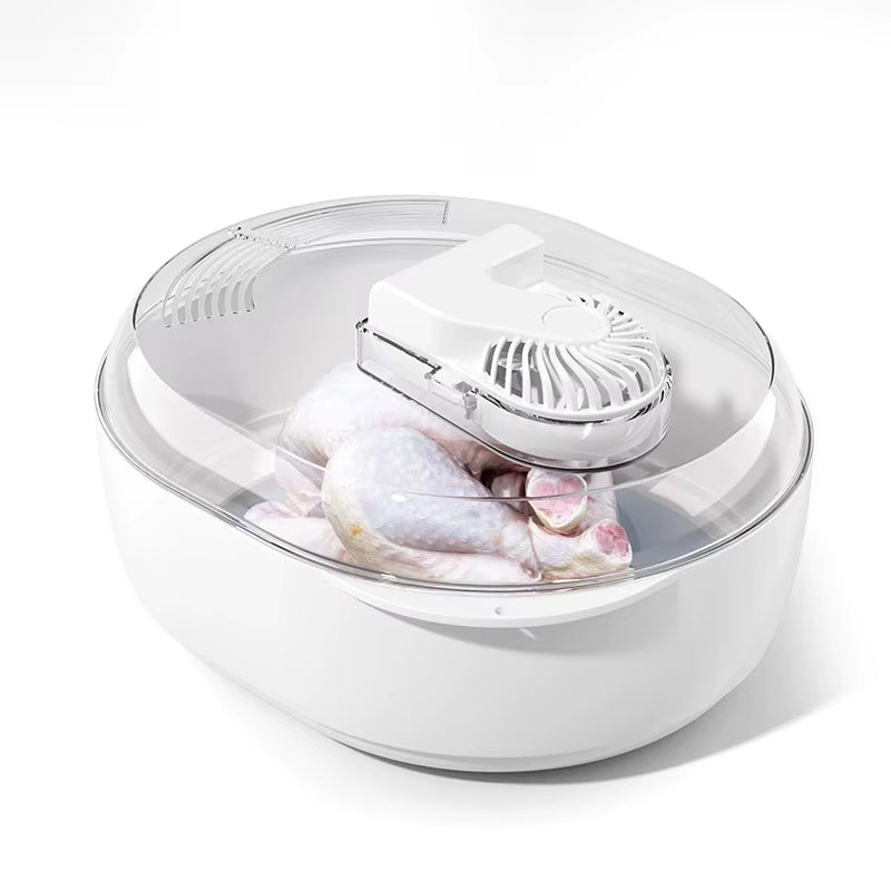 Rapid Thaw Ultrasonic Meat Thawer - 6-in-1 Defrosting Solution with USB Charging for Fast & Safe Food Prep