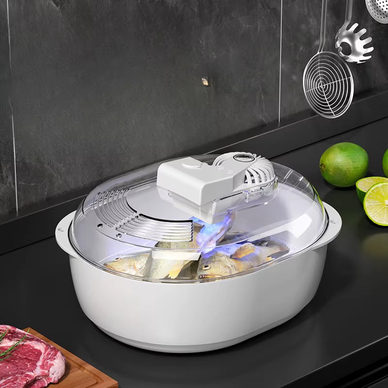 Rapid Thaw Ultrasonic Meat Thawer - 6-in-1 Defrosting Solution with USB Charging for Fast & Safe Food Prep