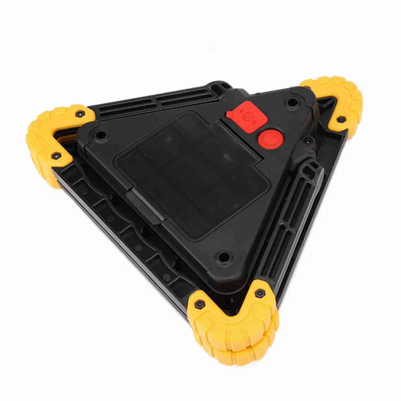 30W Emergency Safety Triangle with Red LED Warning Light - Essential Car Breakdown Stop Sign