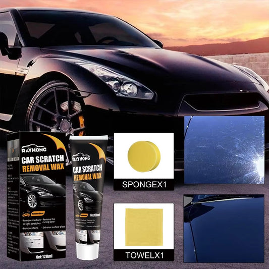 Car Scratch Repair Cream – All-in-One Compound Wax for Paint Restoration & Polishing